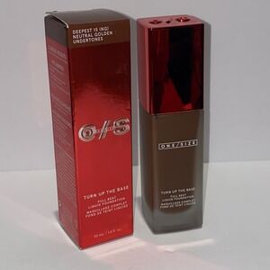 One Size Beauty Deepest 15 NG Turn Up The Base Full Beat Liquid Foundation
